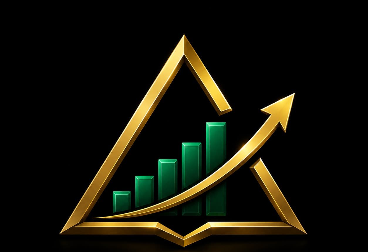 Gold and green Spend Dat Capital Club market education mark